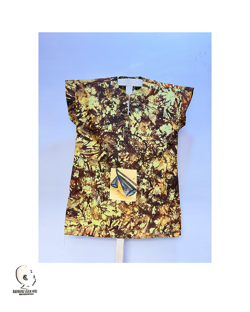 18 BoboTrends short-Arm With Traditional Lunco Painting Unisex Wear. - Image 1