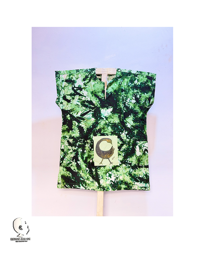20 BoboTrends short-Arm With Sankofa Adinkra Painting Unisex Wear. - Image 1