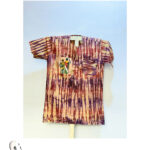 BoboTrends Short sleeve with African Hunter Painting