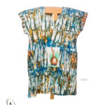 BoboTrends Ladies Long Dress Gourd Painting